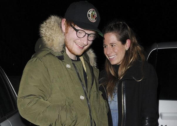 John Sheeran’s son, Ed, with his wife, Cherry.